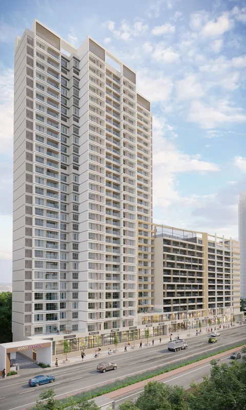 Dosti Primus Building Exterior View